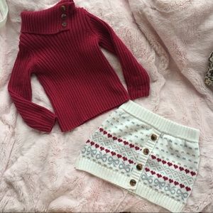 24m Toddler Girl knit set Excellent condition